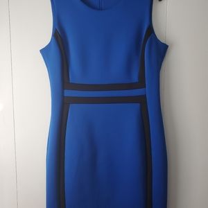 Sleeveless Blue Dress Calvin Klein